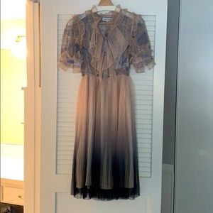 Chicwish Blush and Blue Ombré Dress